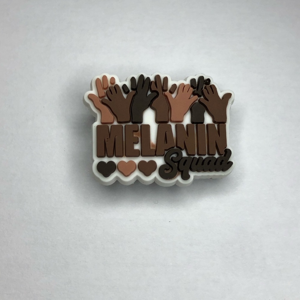 10/$13 Melanin Squad Shoes Charm/Jibbitz